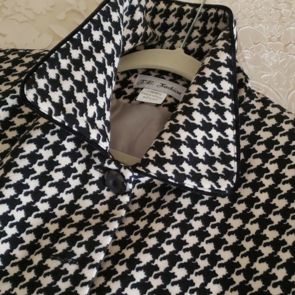 NWOT, Vintage Houndstooth Jacket, Small - Picture 6 of 7